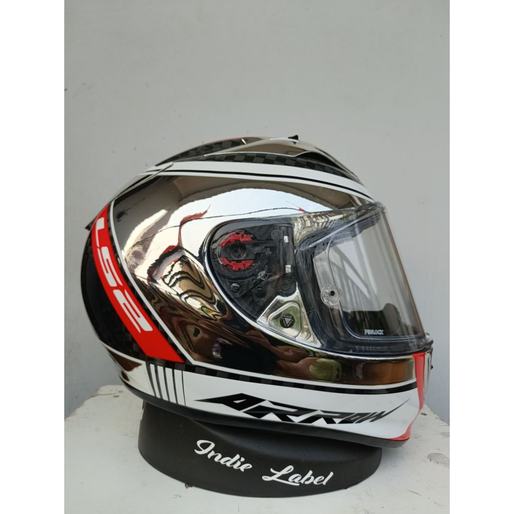 LS2 Arrow Evo Carbon Indy Chrome