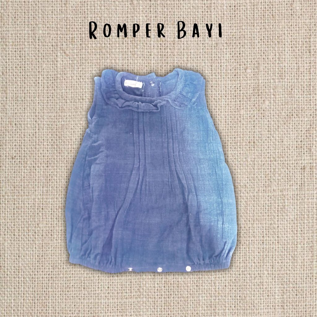 PRELOVED - MEGHAN-Romper Bayi Perempuan | Jumper Bayi Perempuan | Jumpsuit Bayi | Baju Bayi Perempua