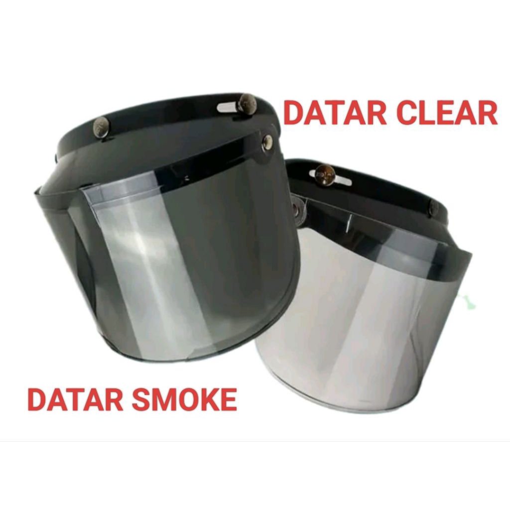 KACA DATAR HELM BOGO