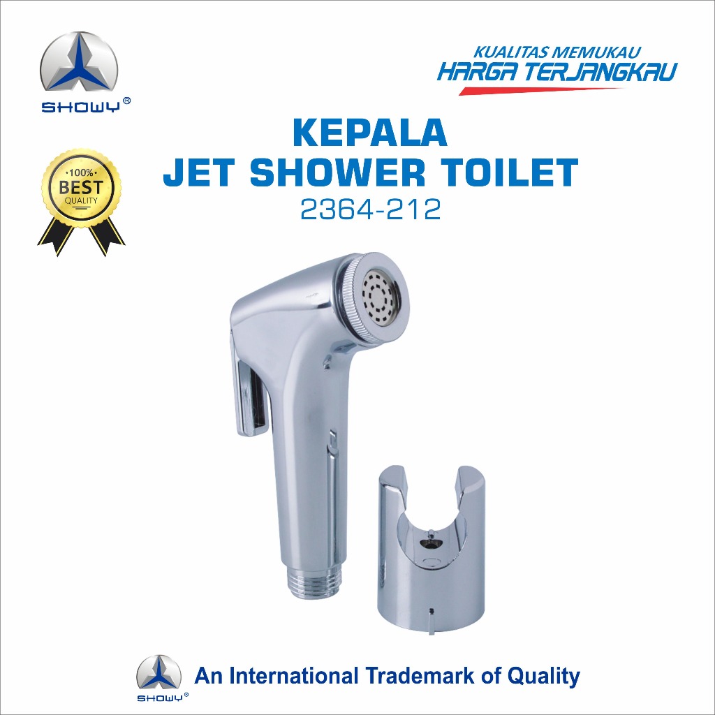 SHOWY Kepala Jet Shower Toilet Chrome 2364CH + Bracket
