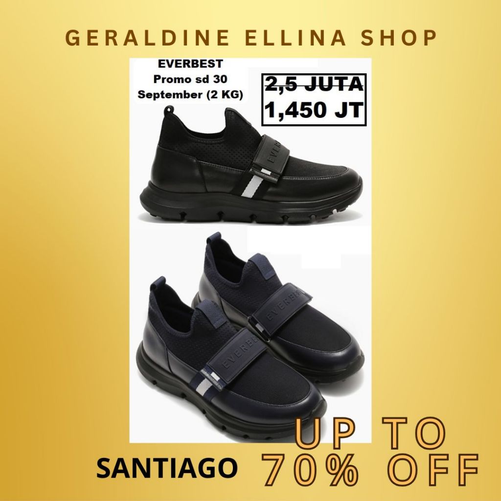 Sepatu EVERBEST pria original sneakers ORIGINAL 100% SERI SANTIAGO