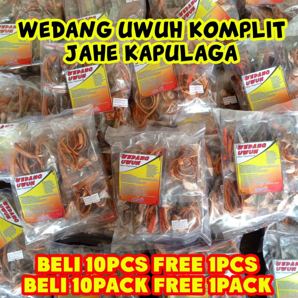 WEDANG UWUH LABEL KUNING KOMPLIT TRADISIONAL KESEHATAN KHAS YOGYAKARTA SOLO