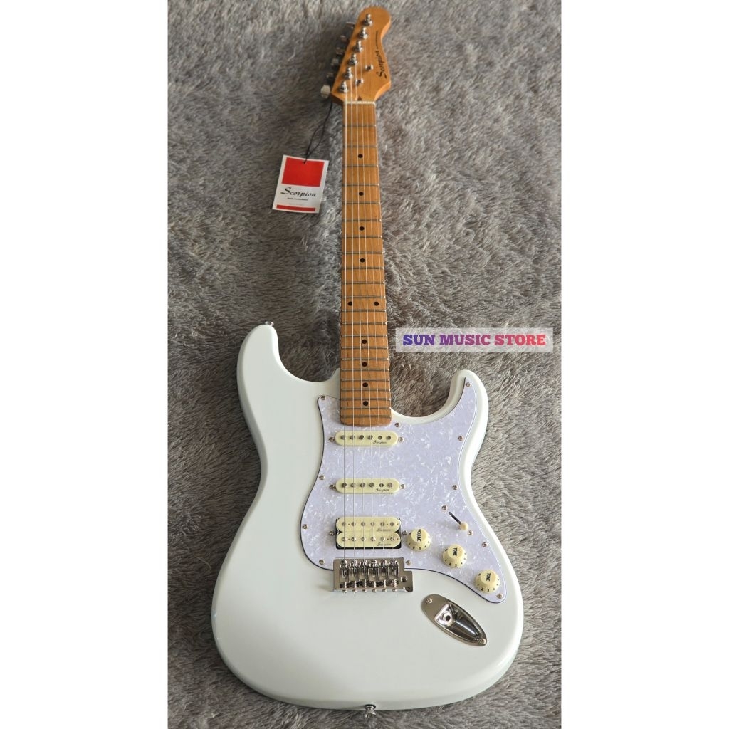 Gitar Scorpion JS22 OWH - Gitar Elektrik Scorpion JS22 OWH Original - Gitar Scorpion JS22 OWH Origin