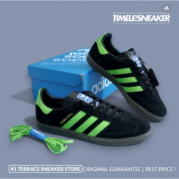 ADIDAS ORIGINAL SAMBA DECO SPZL  #IF5738 BLACK/GREEN