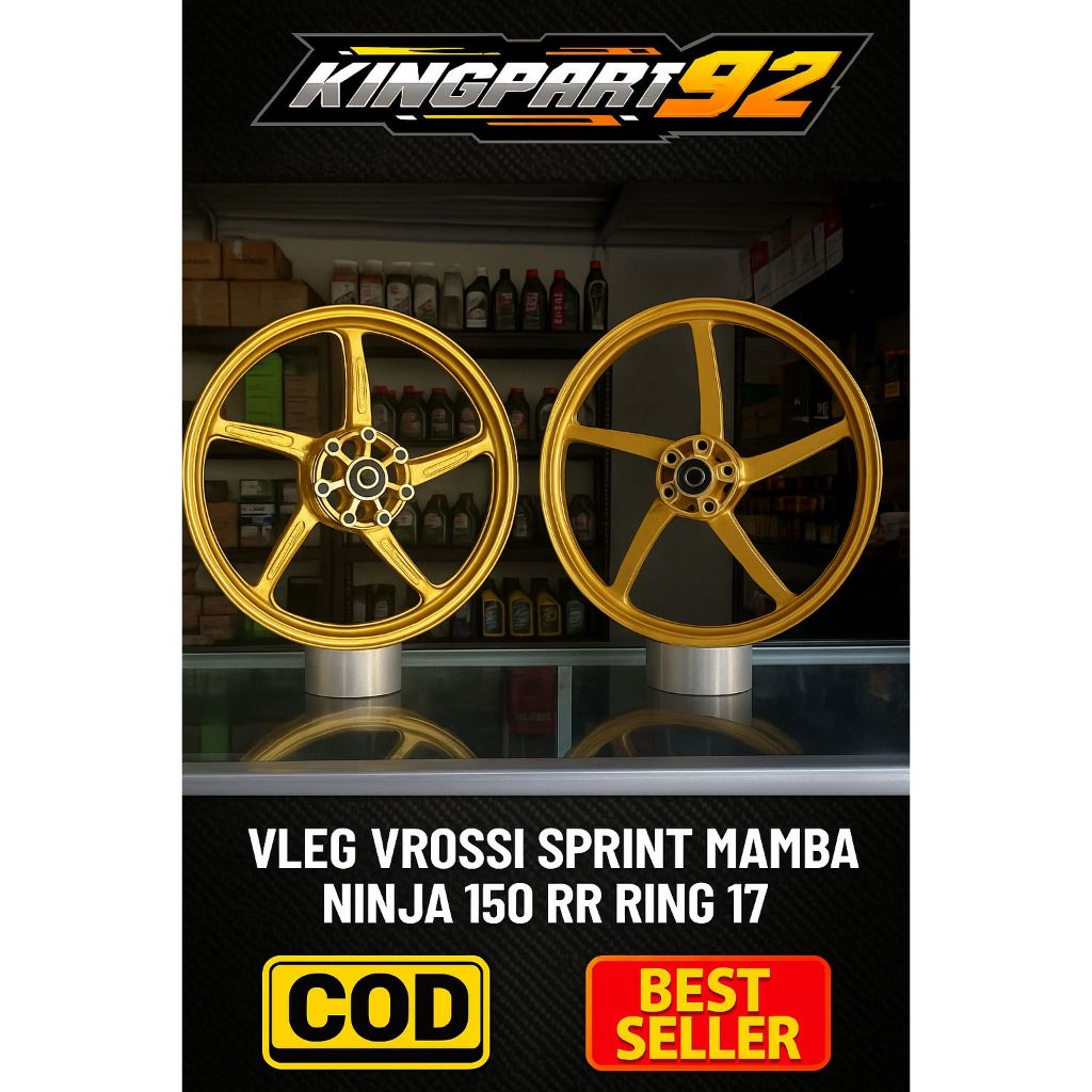 Velg Ninja 150 RR R SS Vrossi Rossi sprintmamba model oz Kawasaki 150R 150RR (COD) VELG SPRINT MAMBA