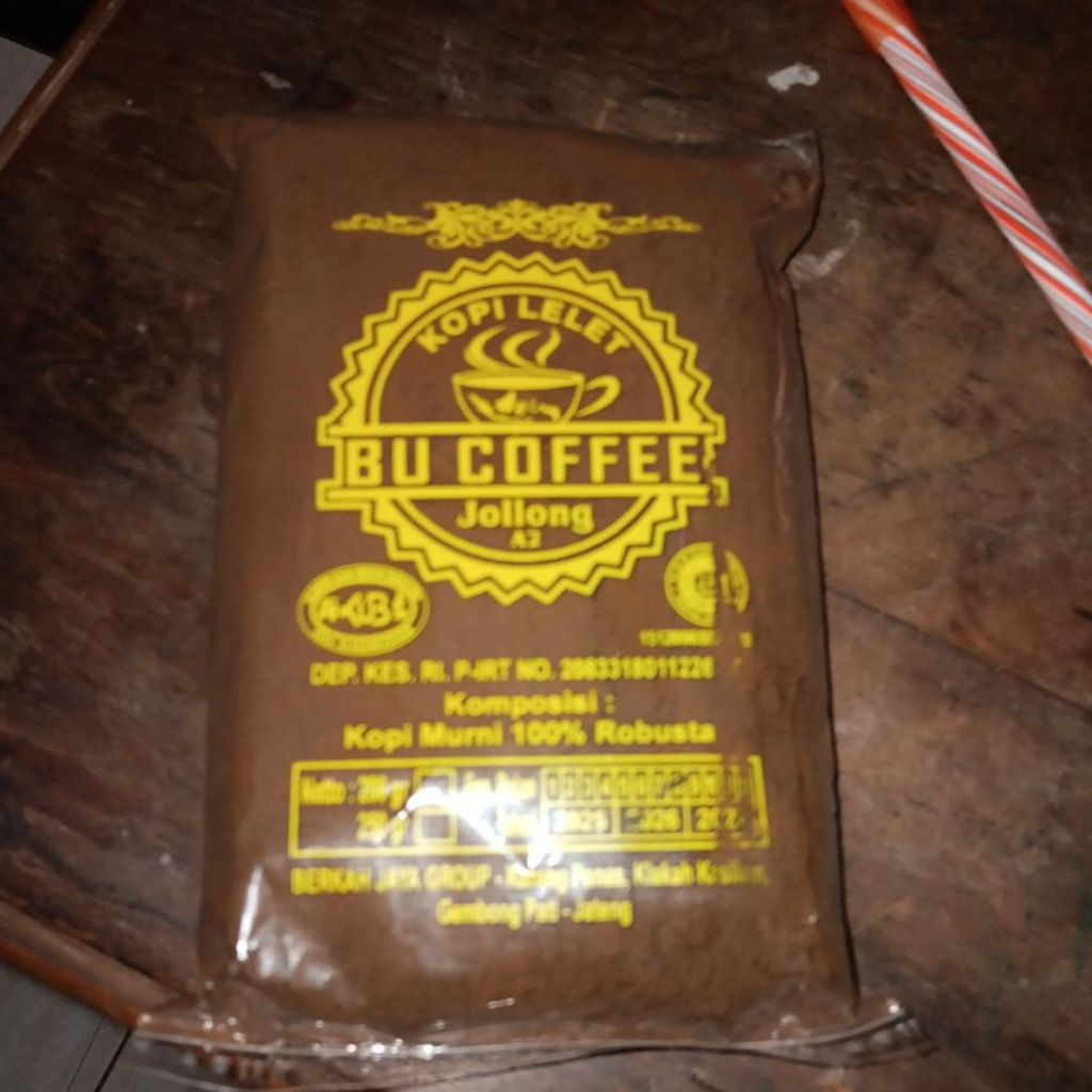 Kopi bubuk / Kopi lelet 200 gr khas jolong pati jawa tengah