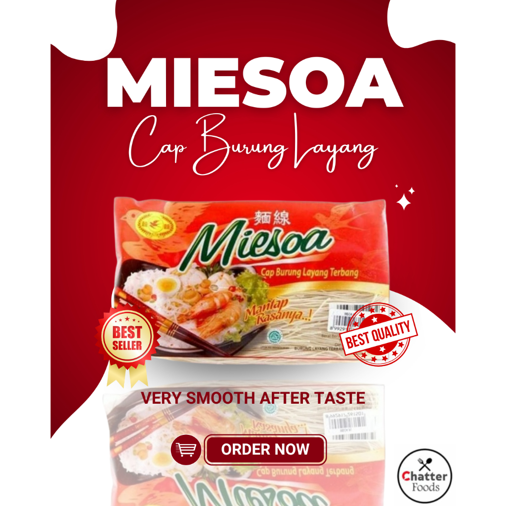 MISOA CAP BURUNG LAYANG TERBANG 350gram / Misoa Cap Burung 350gram