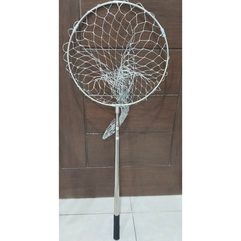 Tanggok Serokan Jala Ikan / Tongkat Jala / Jaring / Stick Serokan Ikan Teleskopik