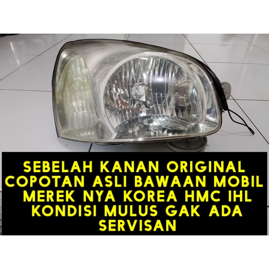 headlamp lampu depan hyundai santafe santa fe 2001 2002 2003