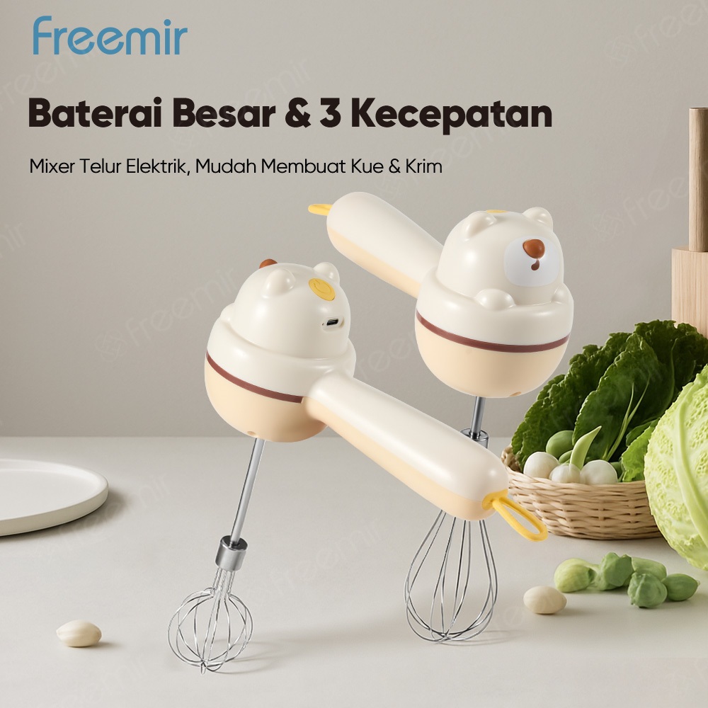 [OFFICIAL] freemir Hand Mixer Beruang GARANSI 100% KERUSAKAN