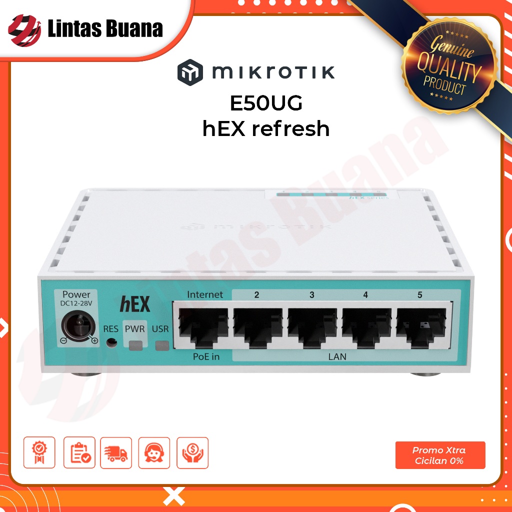 Mikrotik E50UG HEX Refresh Gigabit Router