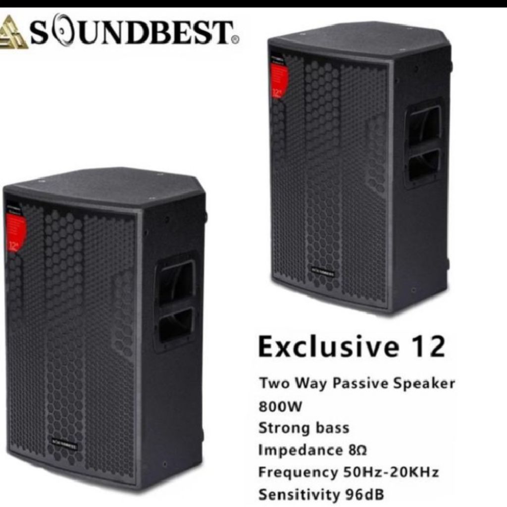 Speaker pasif Soundbest Exclusive 12 original 12inch passive harga sepasang