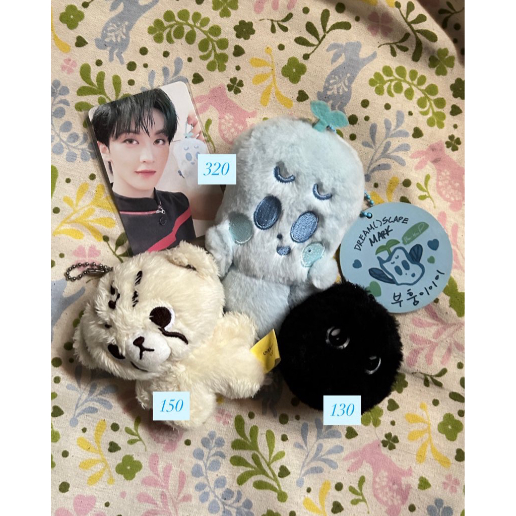 (READ DESC) NCT Mark doll - Boohongie, Cheetah Lee, Danji Keyring Smoothie
