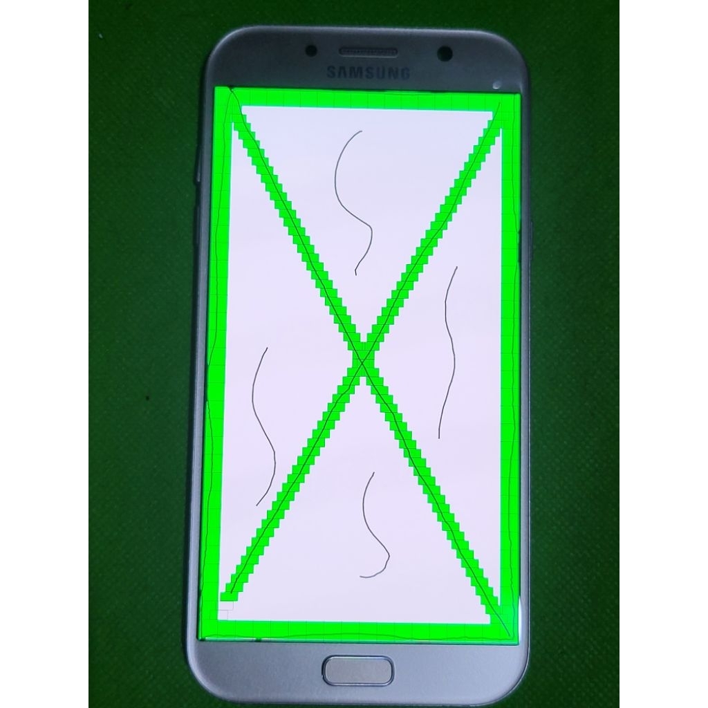 lcd samsung a7 2017 copotan amoled