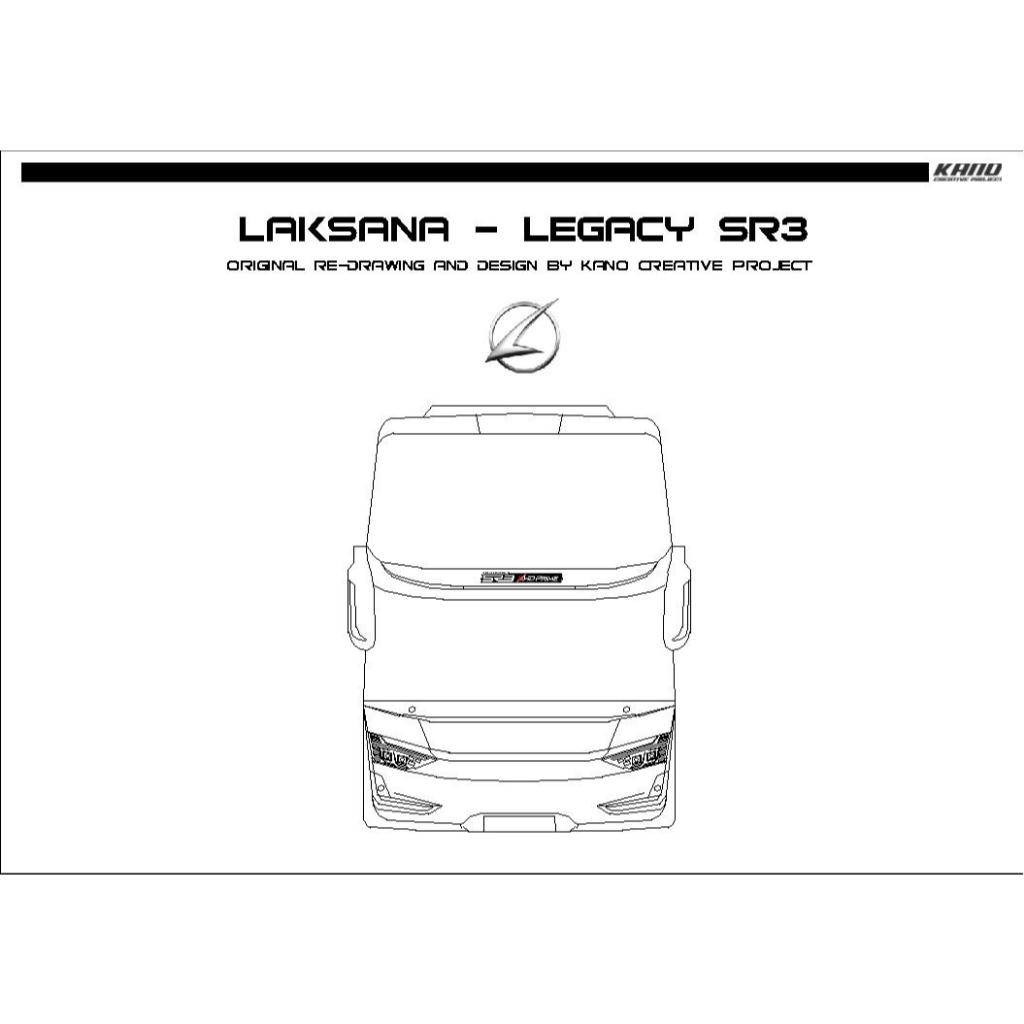 (READY - COD) POLA MINIATUR LEGACY SR3 - XHD ULTIMATE - LAKSANA - GAMBAR DETAIL