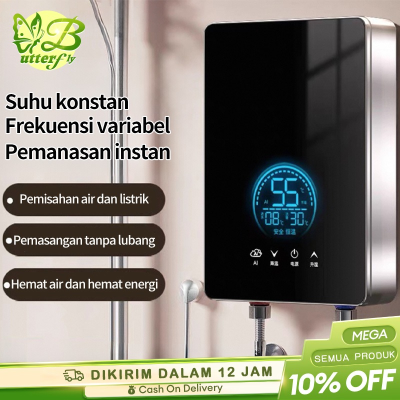 Pemanas Air Pancuran Kamar Mandi Pemanas Air Listrik Instan Yang Dipasang Di Dinding Pemanas Air Hem