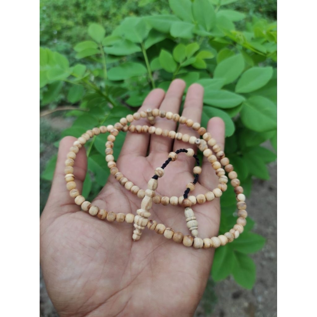 TASBIH MUSLIM KAYU KABOA