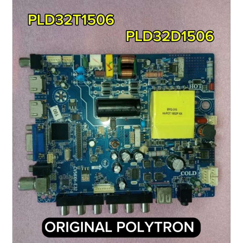 MB Mainboard Motherboard Mobo Modul mb Mesin tv Polytron PLD32T1506 PLD32D1506 pld32t1506 pld32d1506