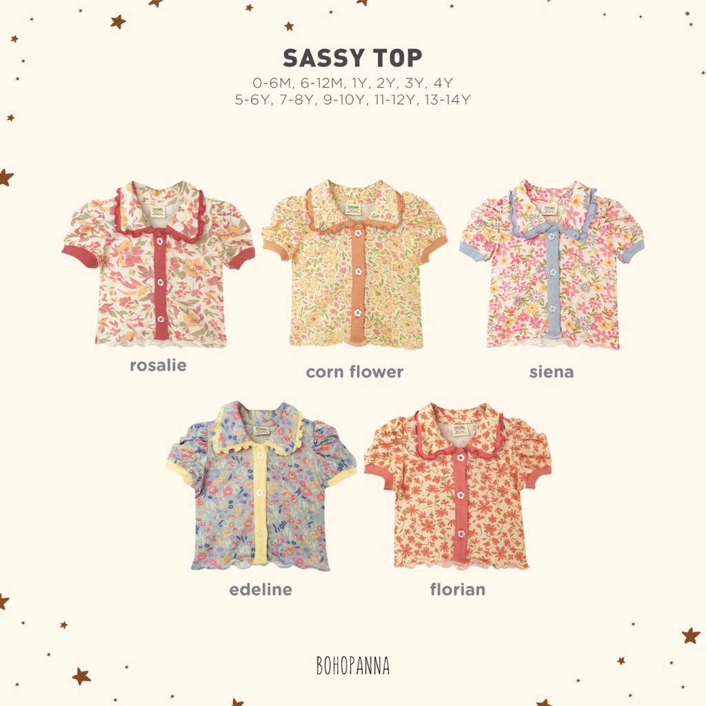 HILOLI - BOHOPANNA SASSY TOP