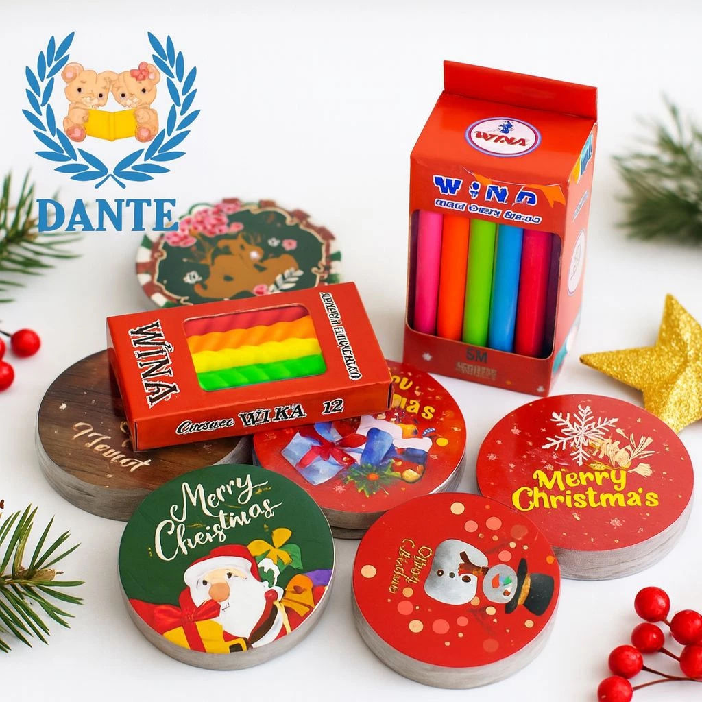 Lilin Kecil Natal dan Tatakan