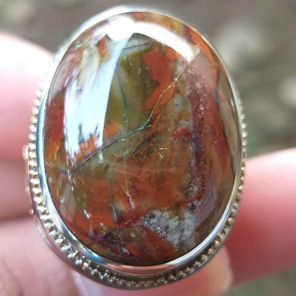 Batu Akik Natural Asli Pancawarna Garut Ciangel Istimewa