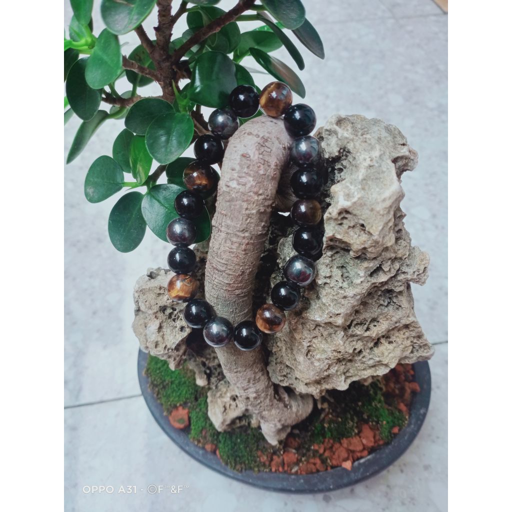 Gelang Bio Power Black Jade