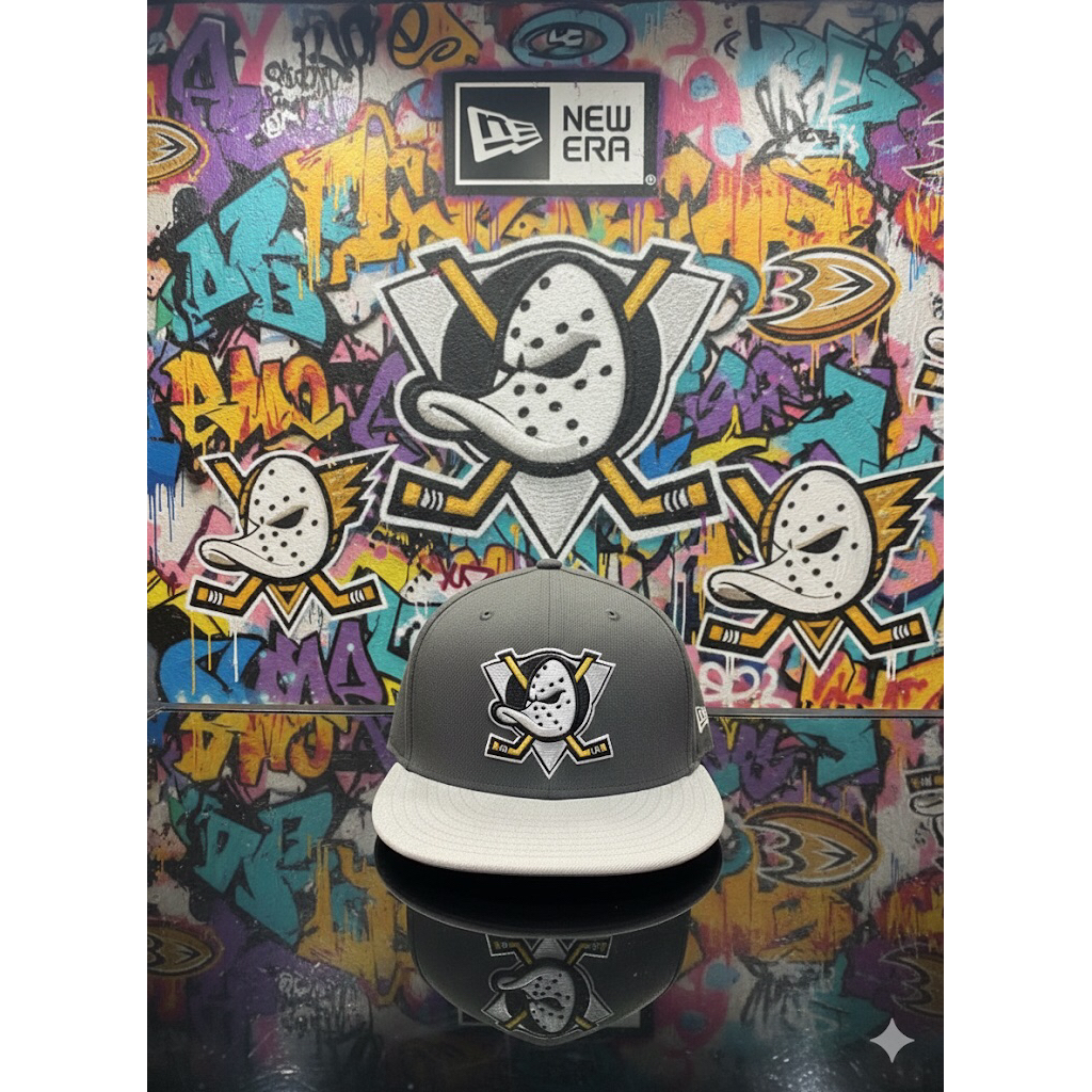 Topi Snapback New era NHL Anaheim mighty ducks original topi snapback new era