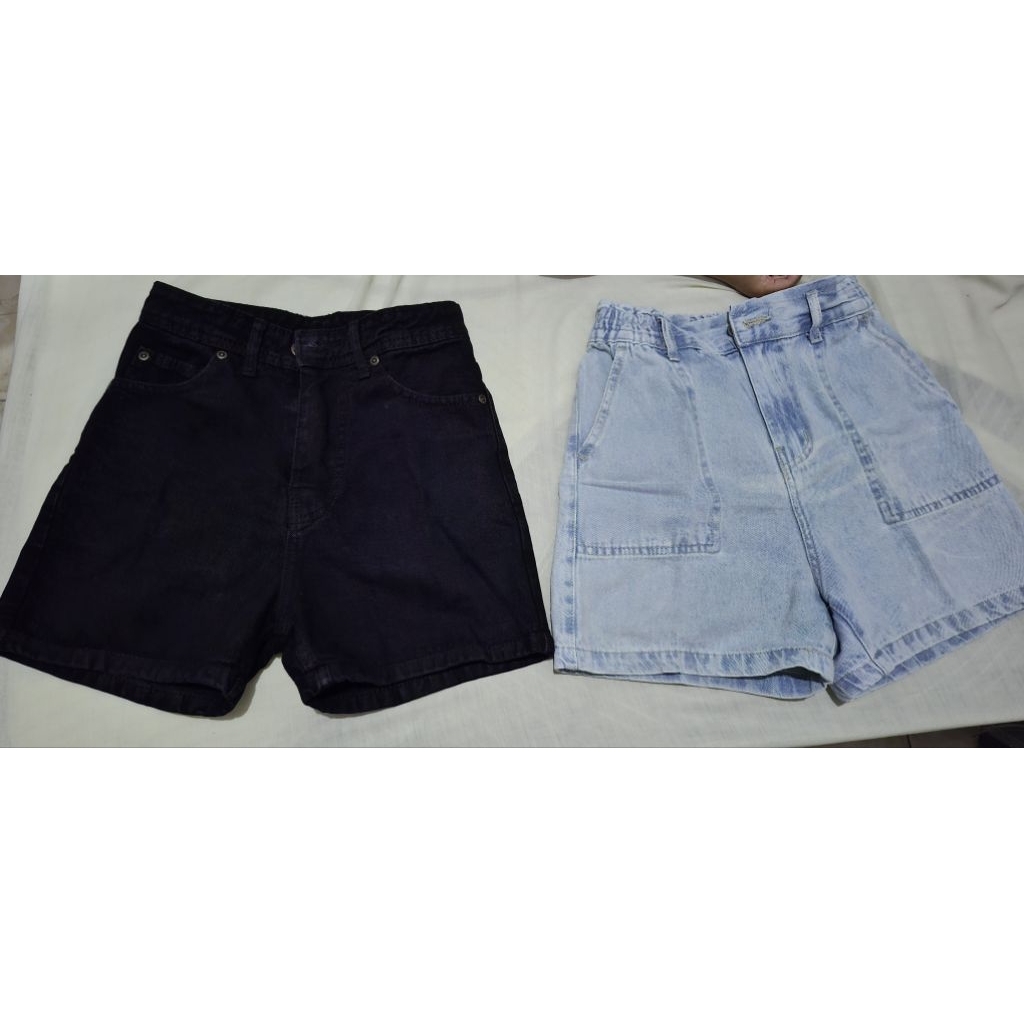 Celana Pendek Jeans / Hotpants Wanita ESROCTE dan NEVADA