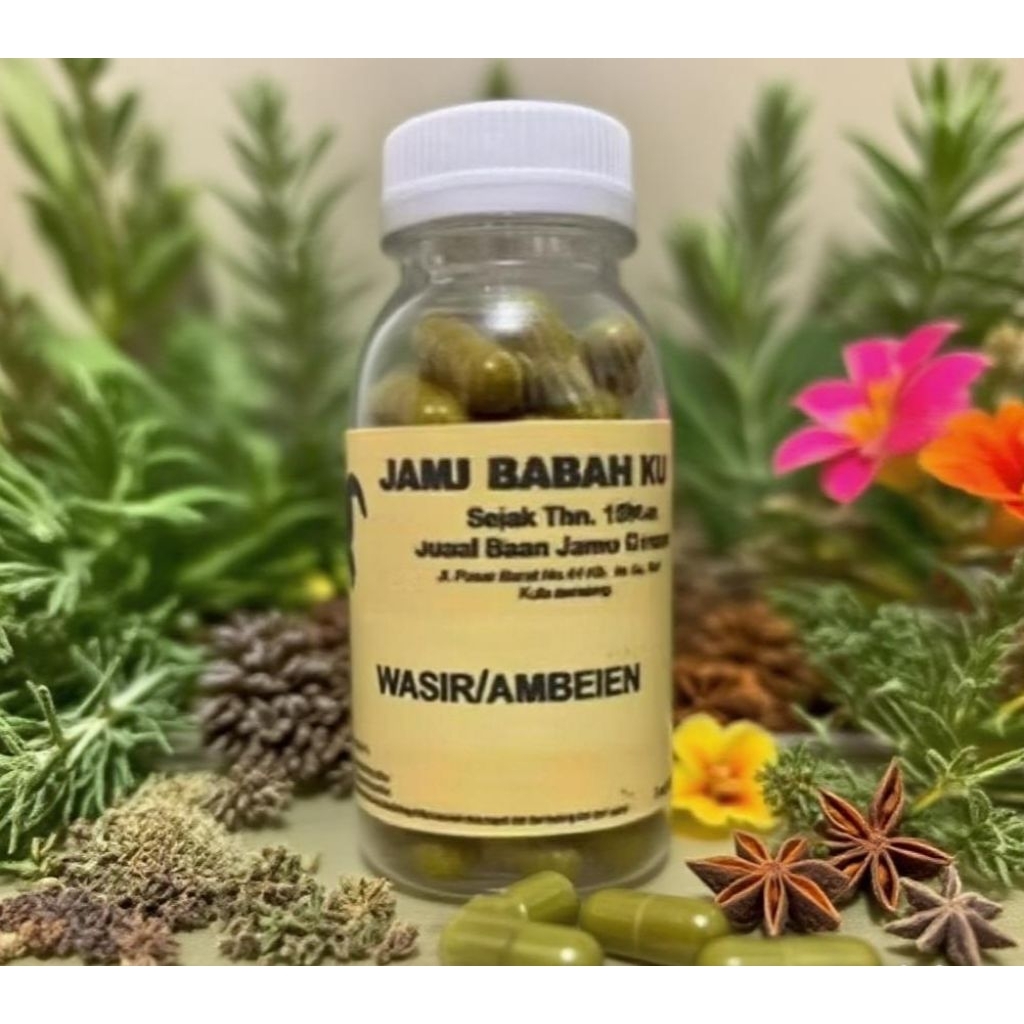 SPESIAL PROMOObat Jamu Kapsul Tradisional Herbal WASIR/AMBEIEN Racikan BABAH KUYA