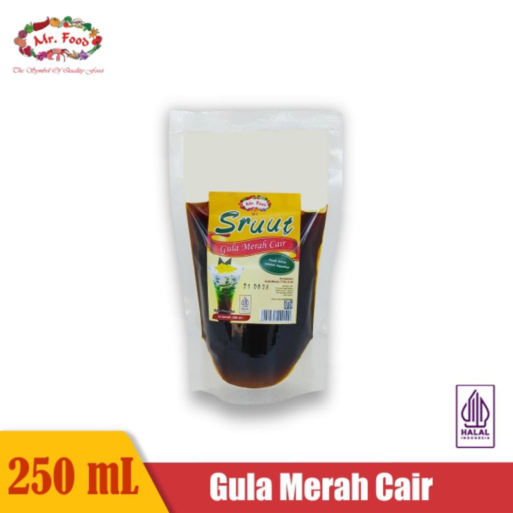 Sirup Gula Merah Mr. Food Kemasan Pouch 250ml
