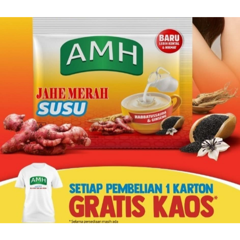 AMH JAHE SUSU ] II AMH JAHE MERAH HERBAL  | AMH SUSU ETAWA | AMH JAHE MERAH GULA AREN | AMH GOLDEN M