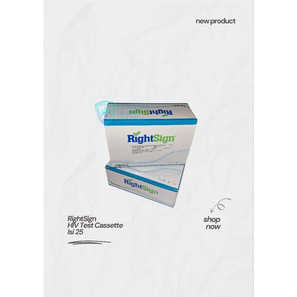 HIV Test | Alat deteksi Virus HIV | Merk RightSign
