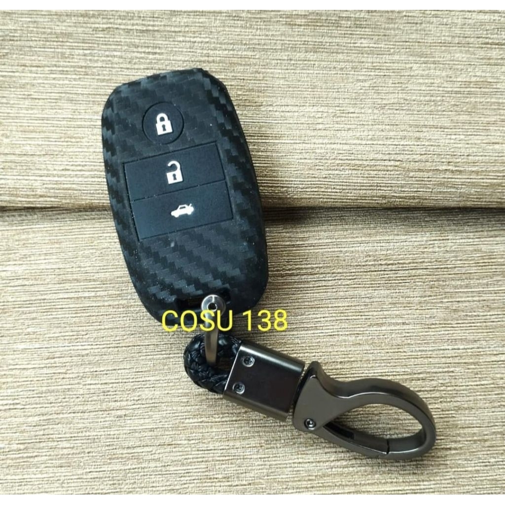 kunci mobil sarung silicon carbon KIA seltos sonet