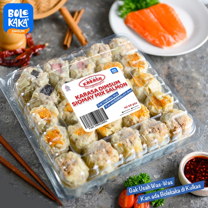 Dimsum Mafia Mix Salmon/ Dimsum Karasa isi 50 pcs Bolekaka Dimsum