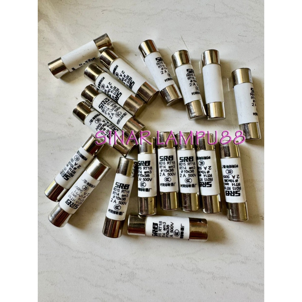 FUSE LINK CERAMIC /FUSE KERAMIK  10x38 MM  2A 4A 6A 10A HIGH QUALITY