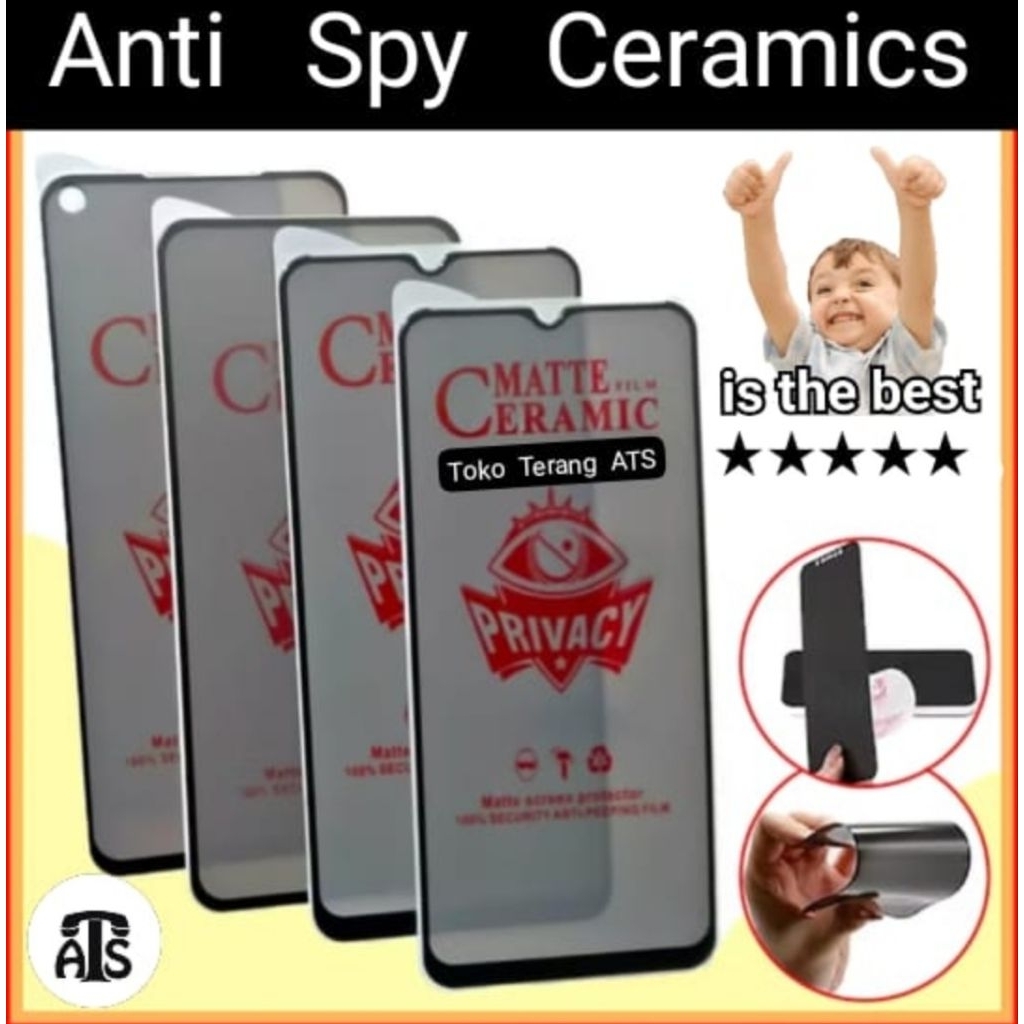 Anti Spy Ceramics Temper oppo neo9 oppo k3 oppo r17 oppo r17 pro oppo neo 9 Pelindung Layar Handphon