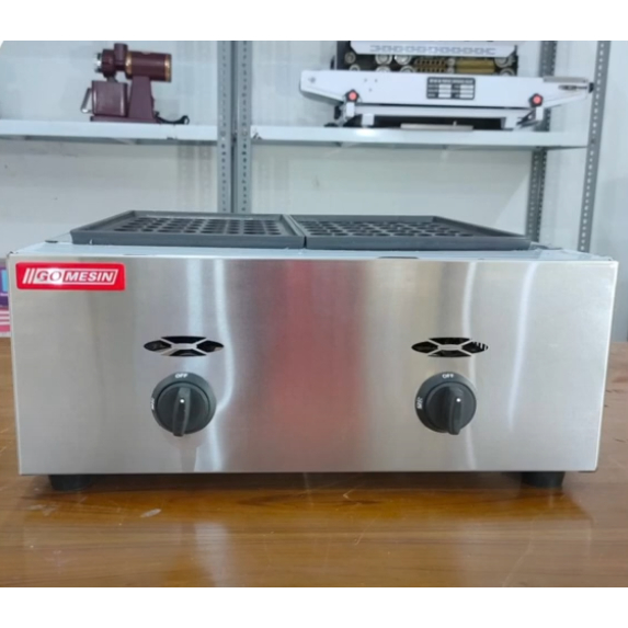 MESIN TAKOYAKI GAS GOMESIN GM RYW2 KOMPOR CETAKAN TAKOYAKI 56 LUBANG