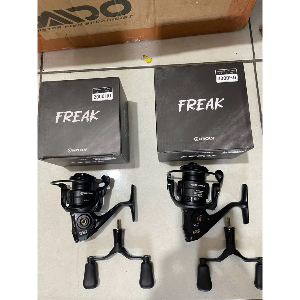 REEL SPINNING IROLY FREAK 1000-3000 HIGH GEAR