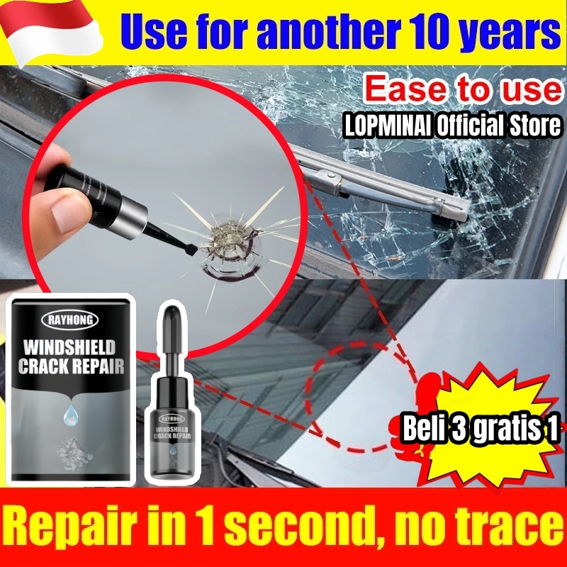 Lem kaca mobil retak tanpa bekas 20ml penghilang baret Kit lem kaca aquarium bening super kuat