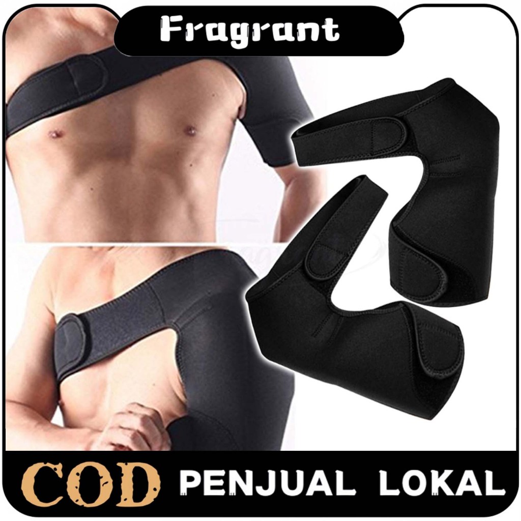 Deker Pelindung Bahu / Shoulder Brace Guard Alat Cedera Bahu Terapi Cedera Bahu untuk Pemulihan Nyer