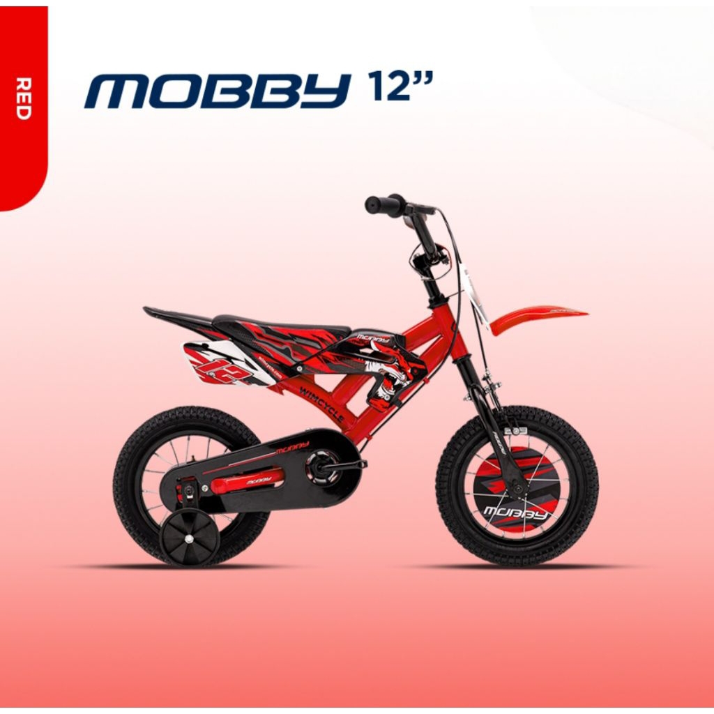 Sepeda Anak Trail Wimcycle 12 inch Mobby
