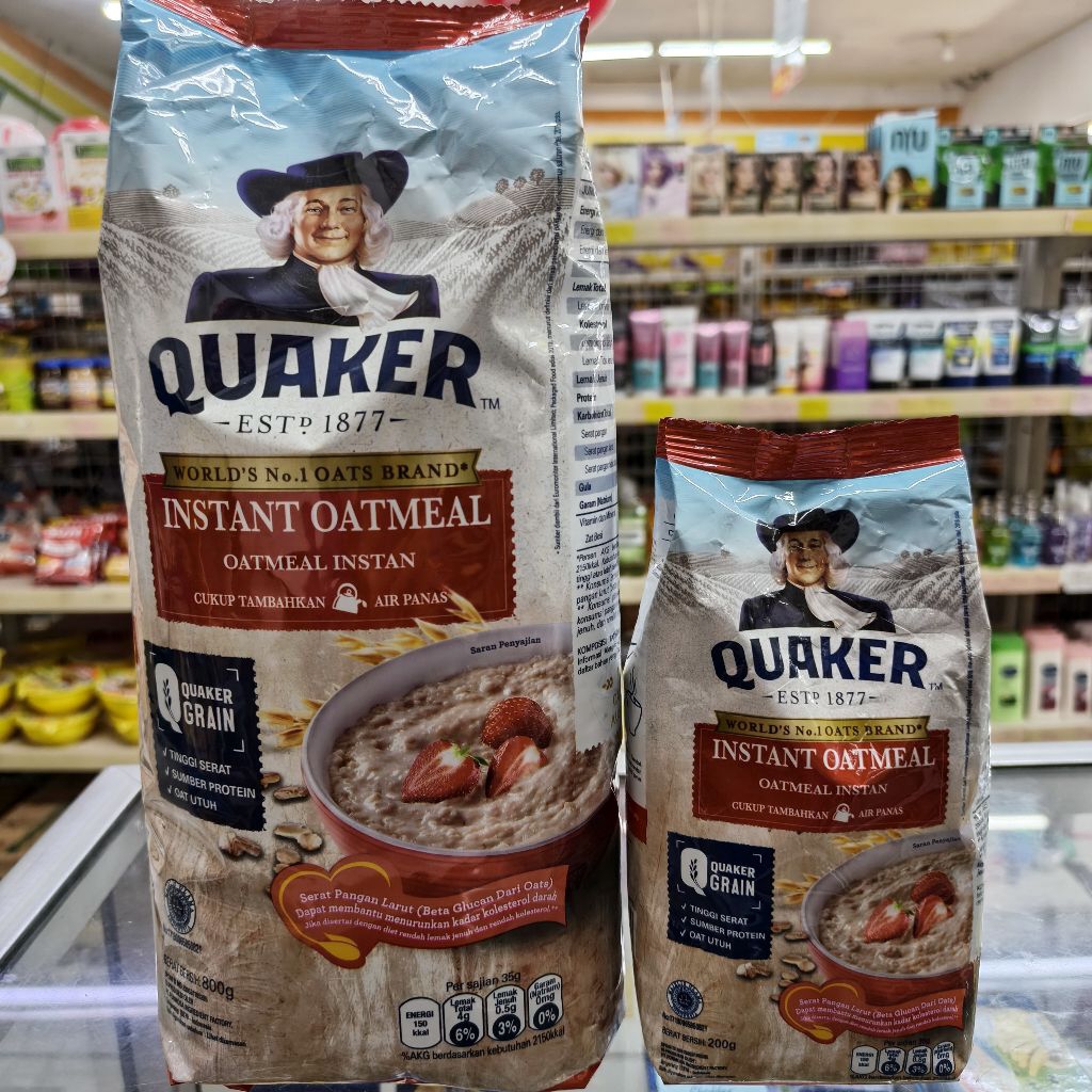 Quaker Instant Oatmeal Quaker Oatmeal Instan