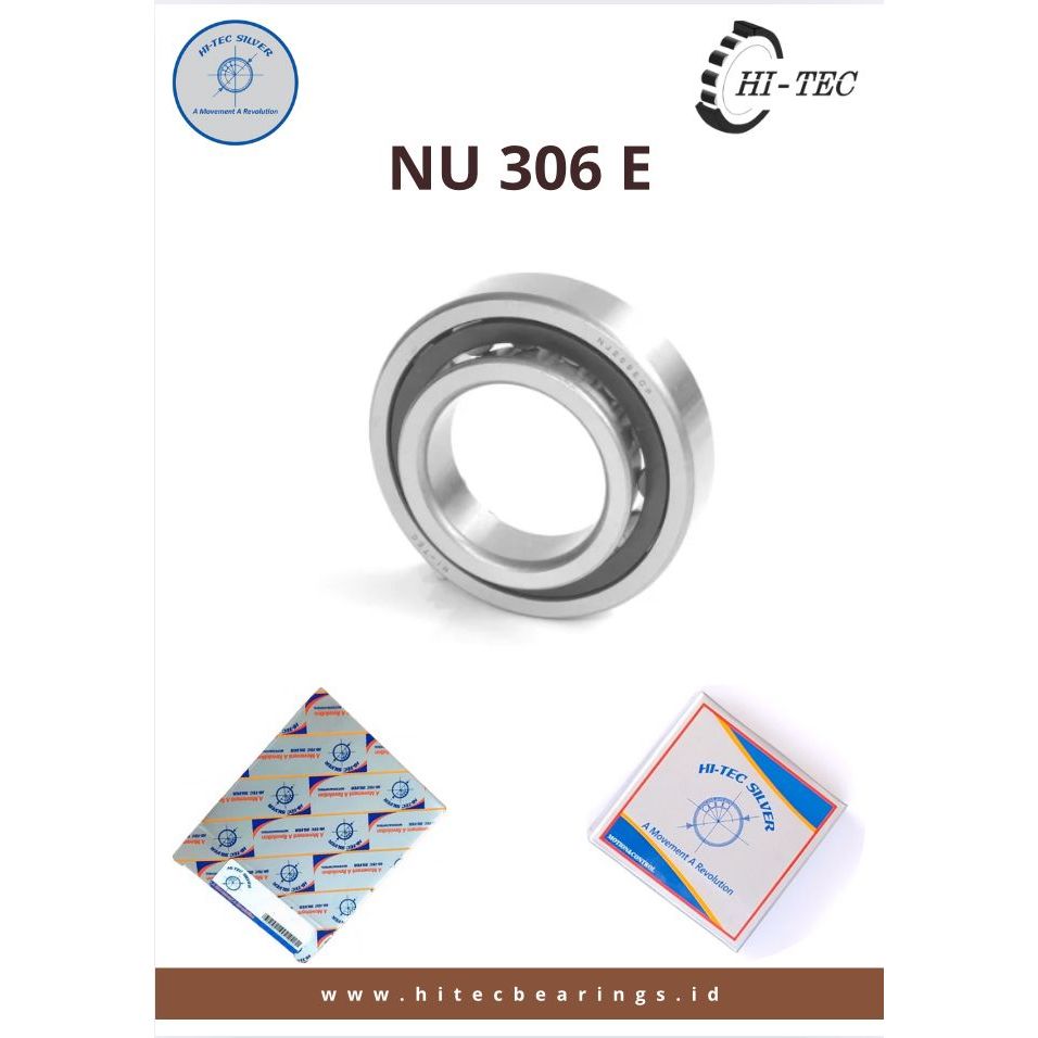 HITEC SILVER BEARINGS TYPE NU306 E
