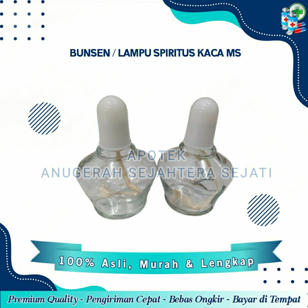 BUNSEN / LAMPU SPIRITUS KACA / MS
