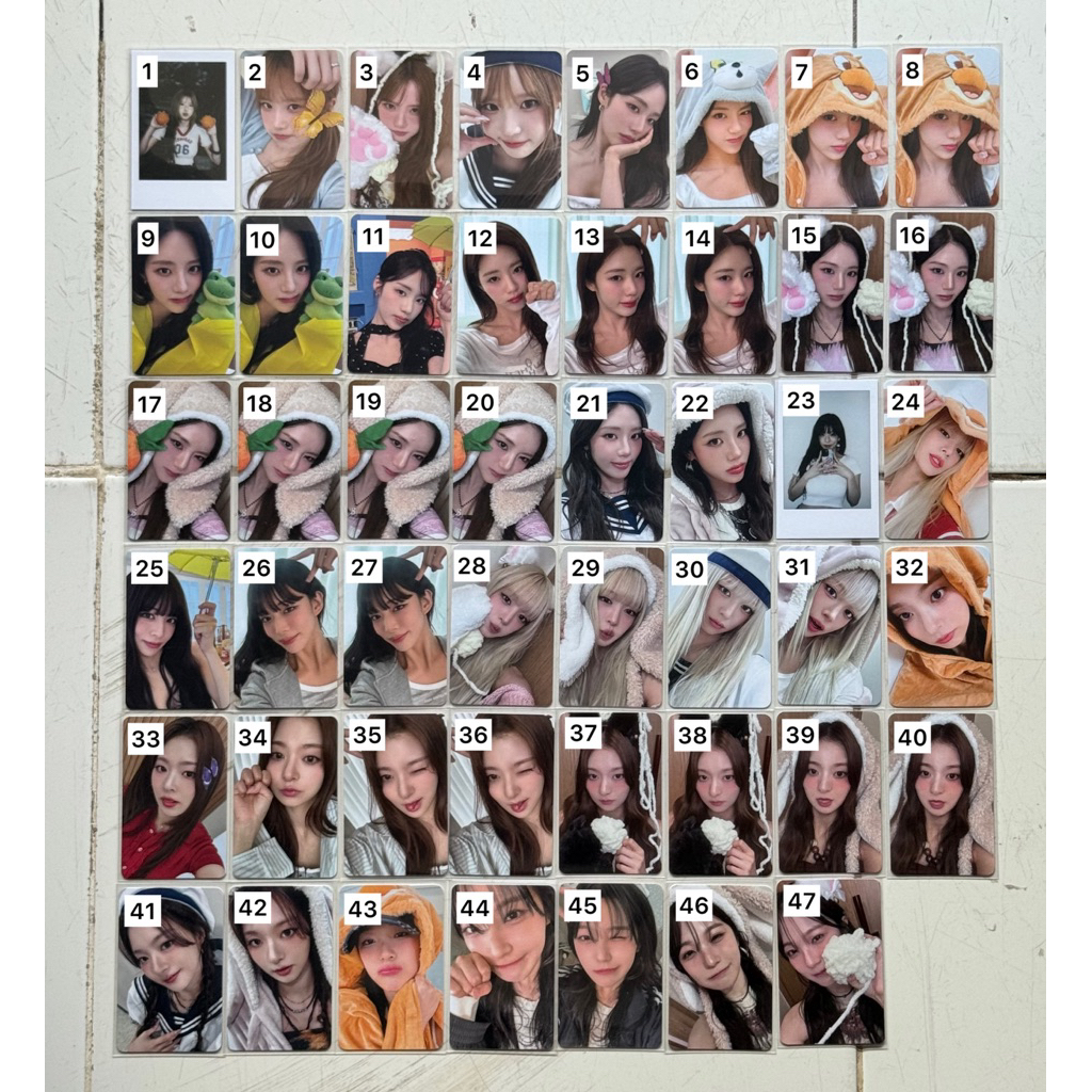 PC Photocard fromis_9 hayoung jiwon chaeyoung nagyung jiheon from our 20’s pob benefit lucky draw ma