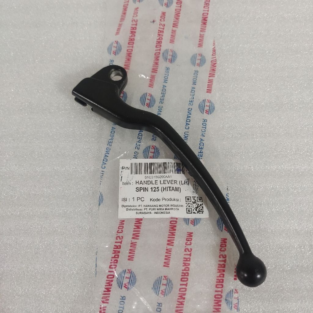 WIN HANDEL Tuas Handle Lever Kiri L/H hitam Suzuki Spin 125 - skydrive ( HANDLE LEVER KIRI SPIN 125 