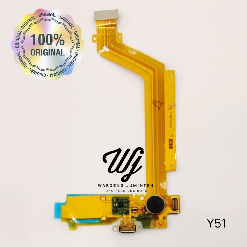 FLEXIBLE BOARD CAS VIVO Y51 / Y51L / KONEKTOR CAS VIVO Y51L / PLUG IN BOARD CHARGER VIVO Y51 ORIGINA