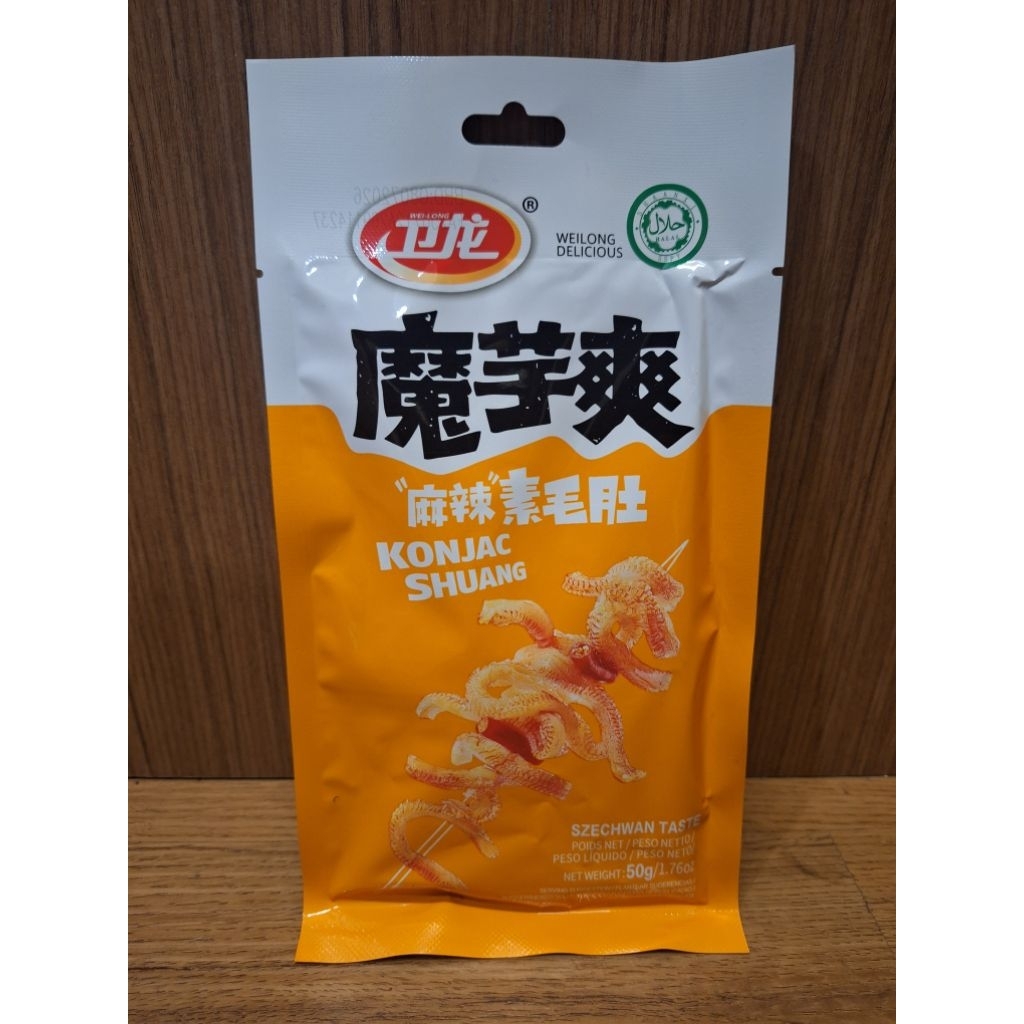 Weilong Konjac Shuang Snack Halal Vegetarian 50 gr