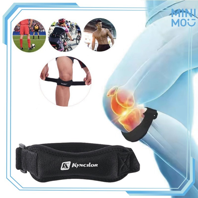 Knee Brace Compression Patella Knee Pad Dengan Fitur Pelindung Lutut Cocok Untuk Sakit Lutut Sepeda 