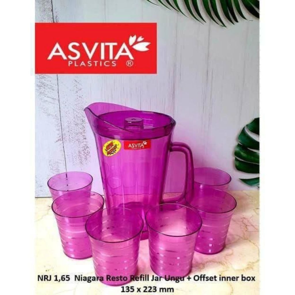 Asvita limited Edition Teko ESKAN NIAGARA  UNGU bisa cod instan